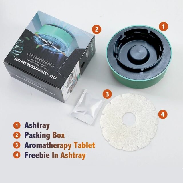 Smart Smokeless Ashtray with Air Purifier & Aroma - Image 6