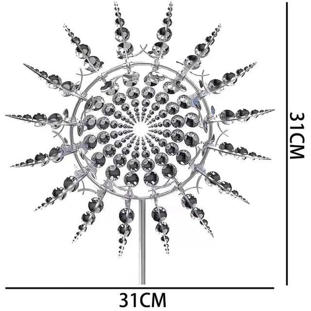 Wind Powered Kinetic Sculpture(12.2inx12.2in) - Image 6