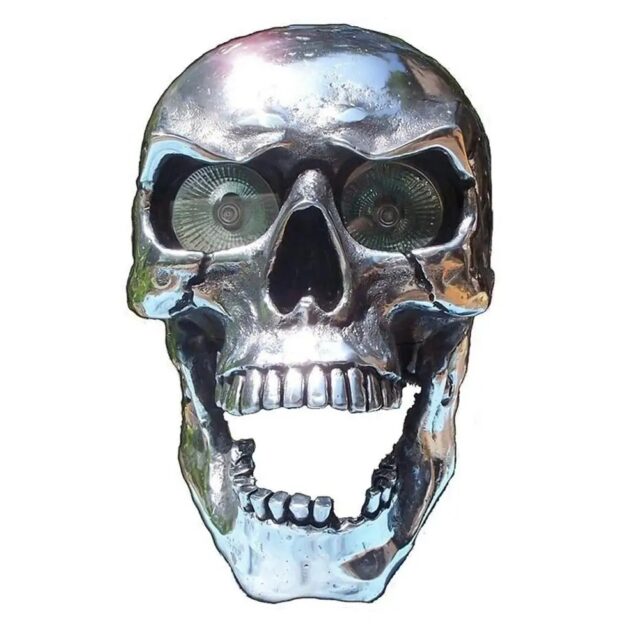 Retro Skull Motorcycle LED Headlight – Unique Front Lamp - Image 7