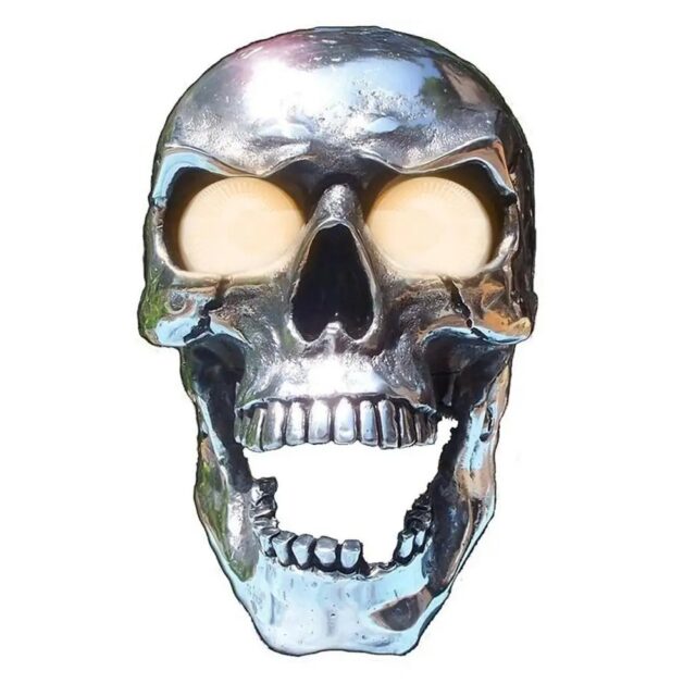 Retro Skull Motorcycle LED Headlight – Unique Front Lamp - Image 8