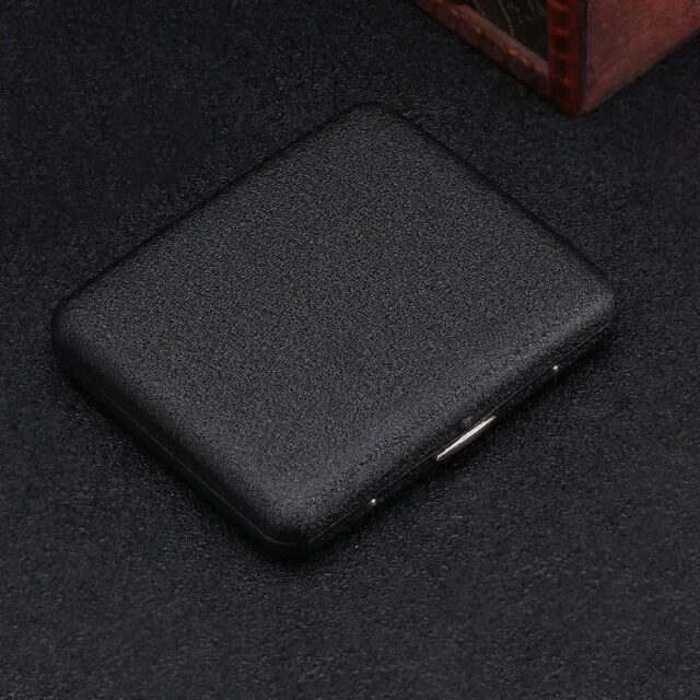 Vintage Metal Cigarette Case - Holds 20 Cigarettes - Image 11