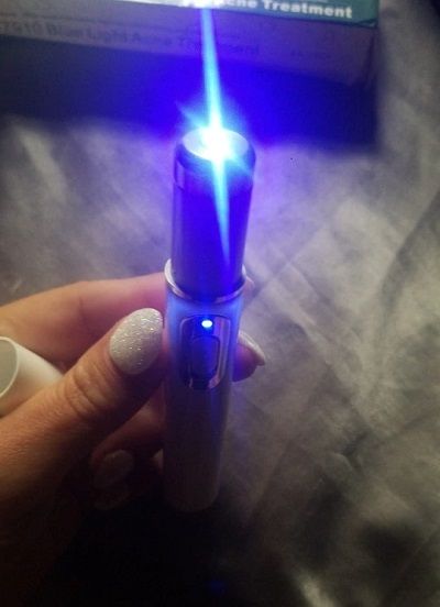 Blue Light Therapy Acne Pen with Scar Repair Cream (15g) photo review