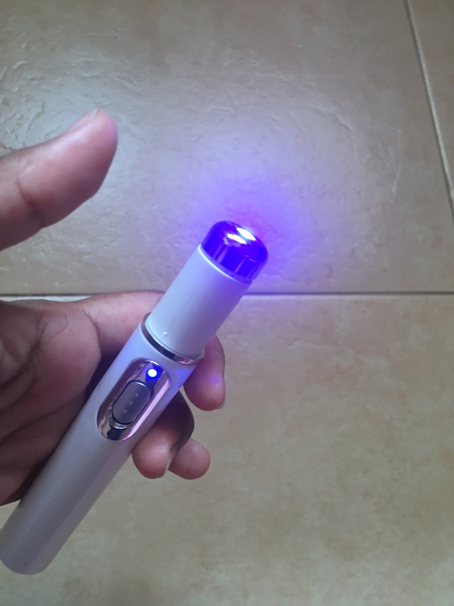 Blue Light Therapy Acne Pen with Scar Repair Cream (15g) photo review