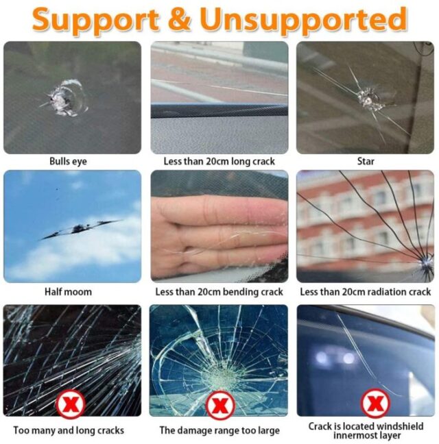 Windshield Repair Kit for Cracked Glass and Windscreens - Image 2