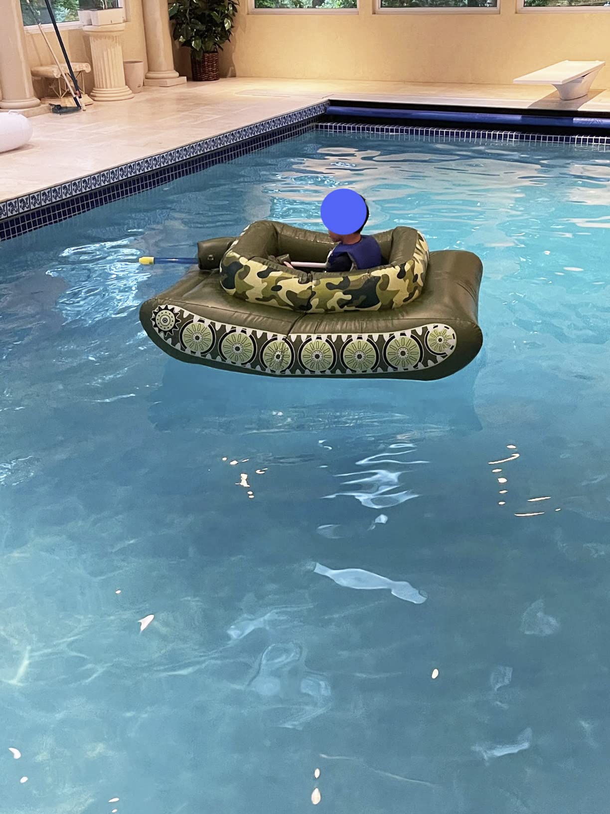 Pool Punisher Inflatable Tank Pool Float Pool Toys Pool Inflatables Swimming Pool Float photo review