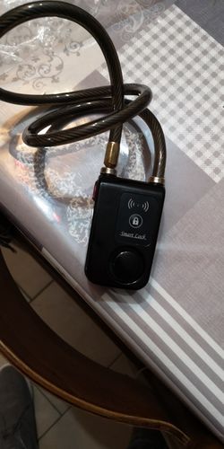 Smart 110dB Bike Alarm Lock with Bluetooth Control photo review