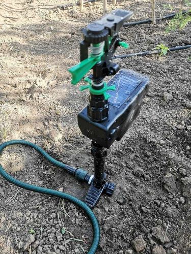Solar Motion-Activated Sprinkler Animal Repellent & Irrigation System photo review
