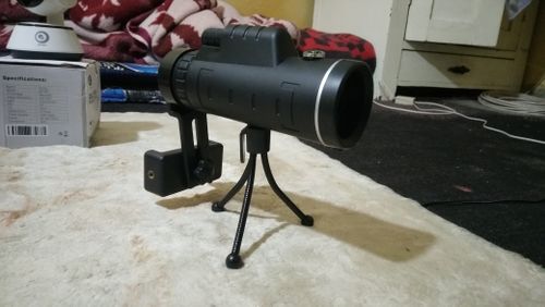 10X HD Zoom Universal Smartphone Monocular Telescope with Clip photo review