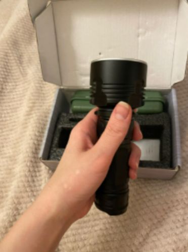 High Power XHP70 LED Tactical Flashlight USB Rechargeable photo review