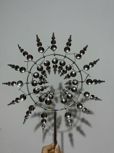 Wind Powered Kinetic Sculpture(12.2inx12.2in) photo review