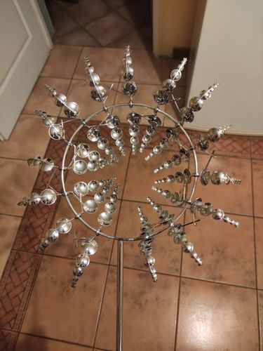 Wind Powered Kinetic Sculpture(12.2inx12.2in) photo review