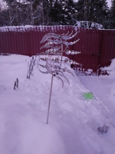 Wind Powered Kinetic Sculpture(12.2inx12.2in) photo review
