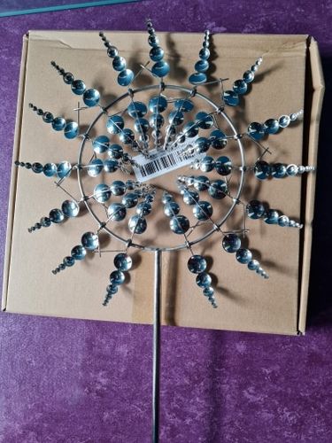 Wind Powered Kinetic Sculpture(12.2inx12.2in) photo review