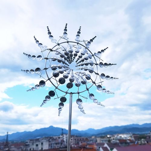 Wind Powered Kinetic Sculpture(12.2inx12.2in) photo review